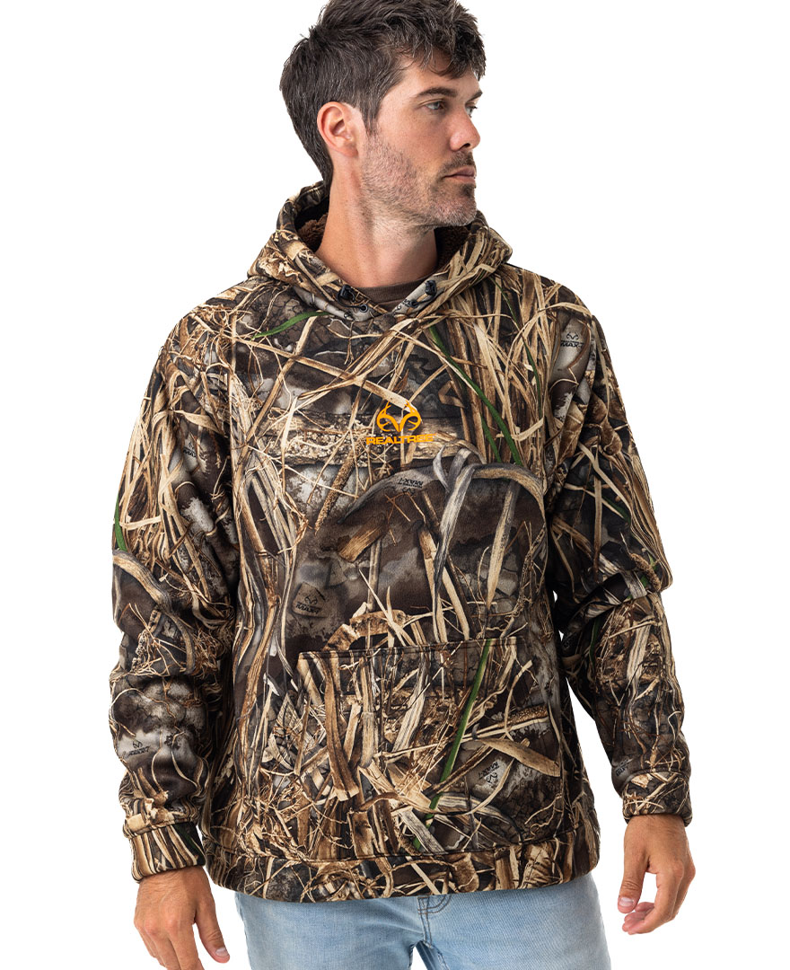 Shop Realtree Men's Sherpa Hoodie | MAX-7 at Realtree.com