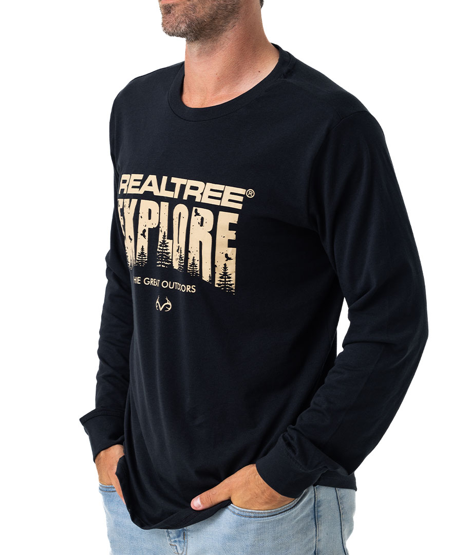 Realtree Men's Explore Outdoors Long Sleeve Shirt