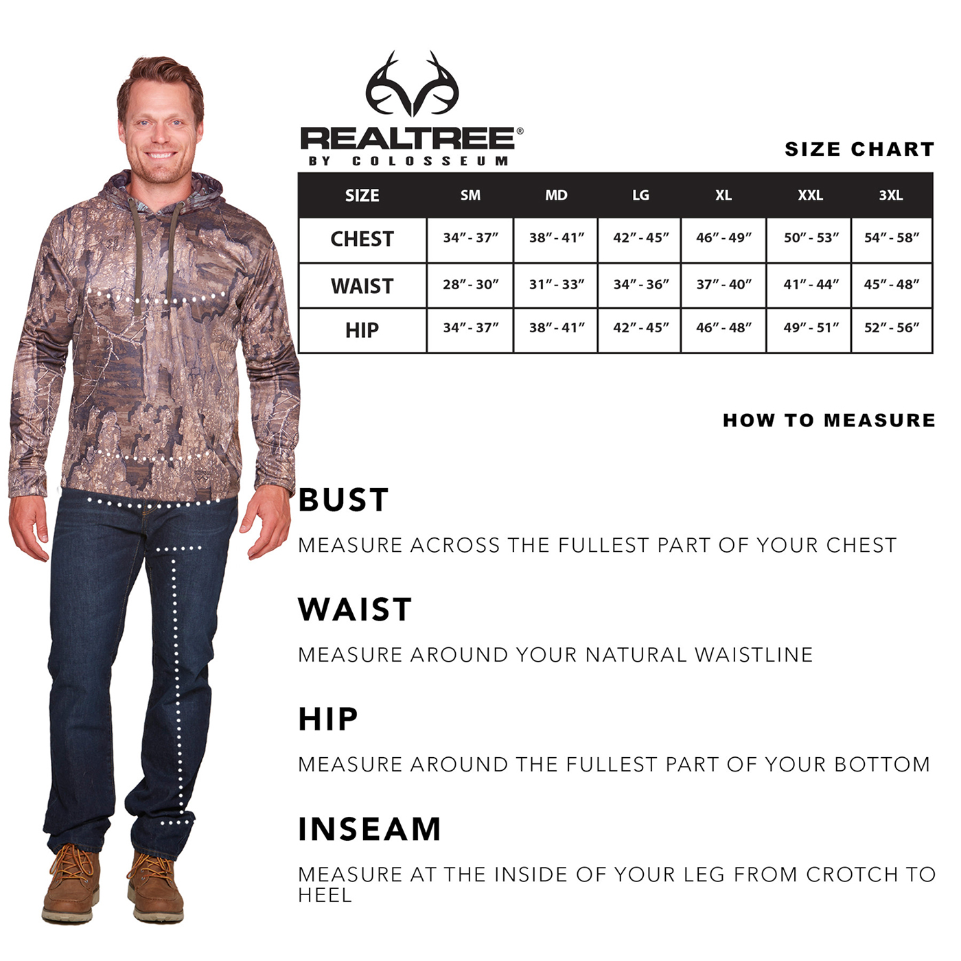 Realtree Performance Men's Hoodie Timber