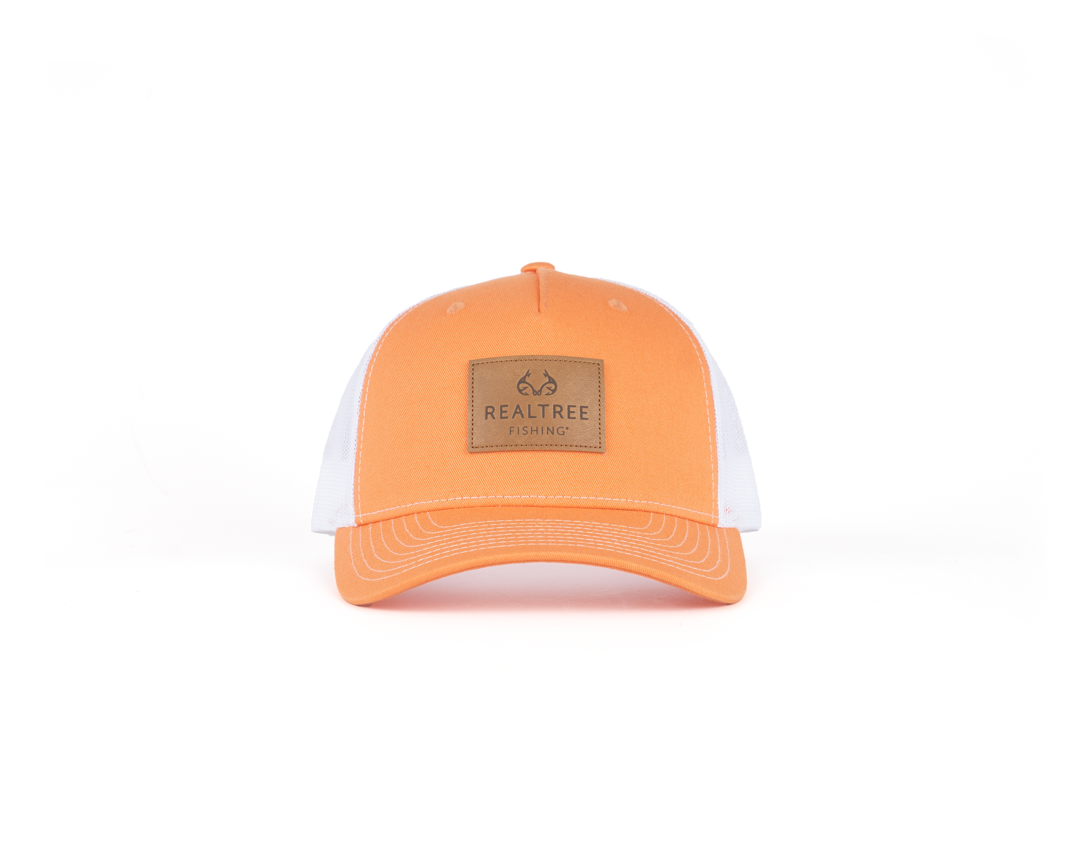 Richardson Realtree Fishing Leather Patch Orange Hat