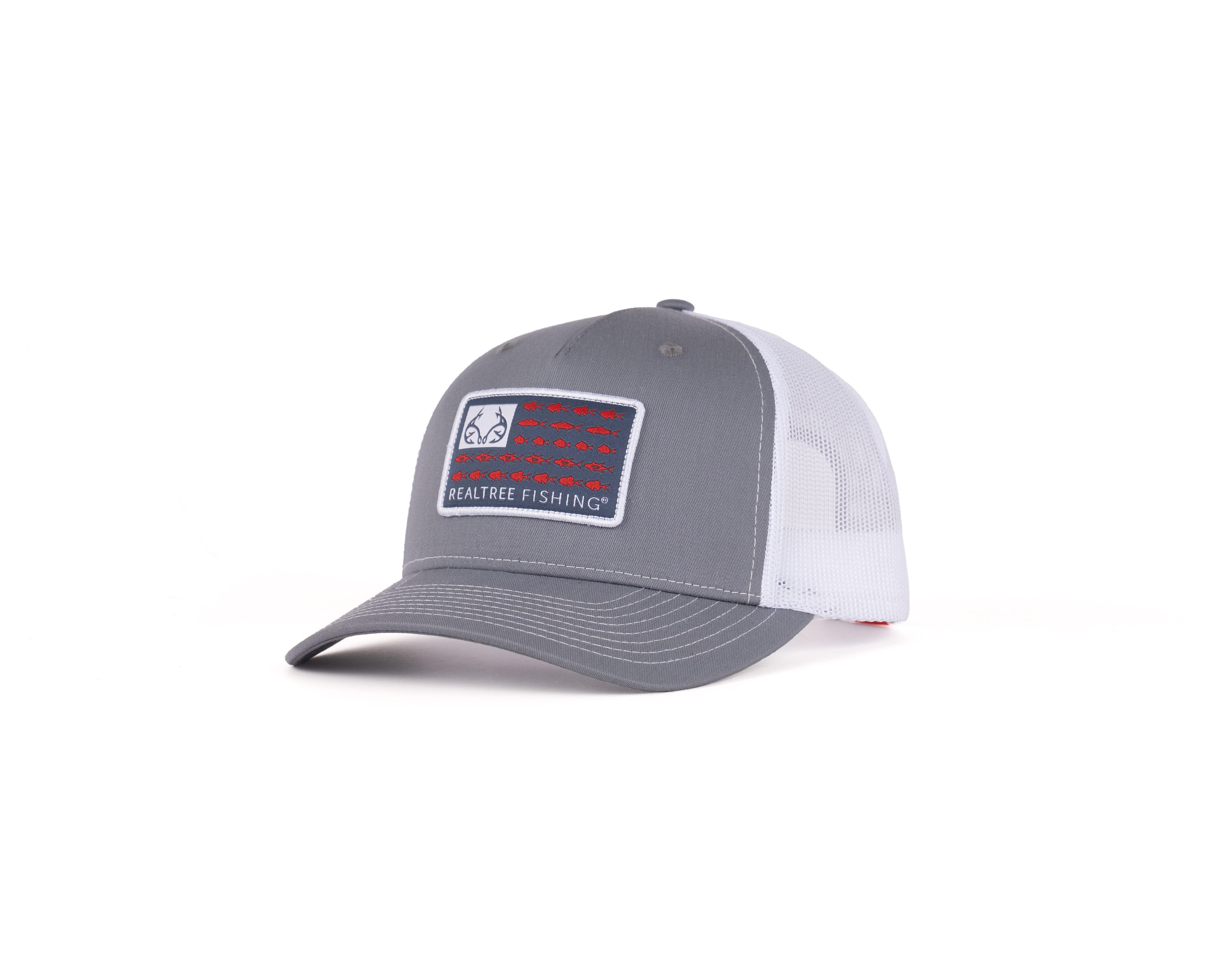 Shop Richardson Fishing Flag Patch Gray Hat at