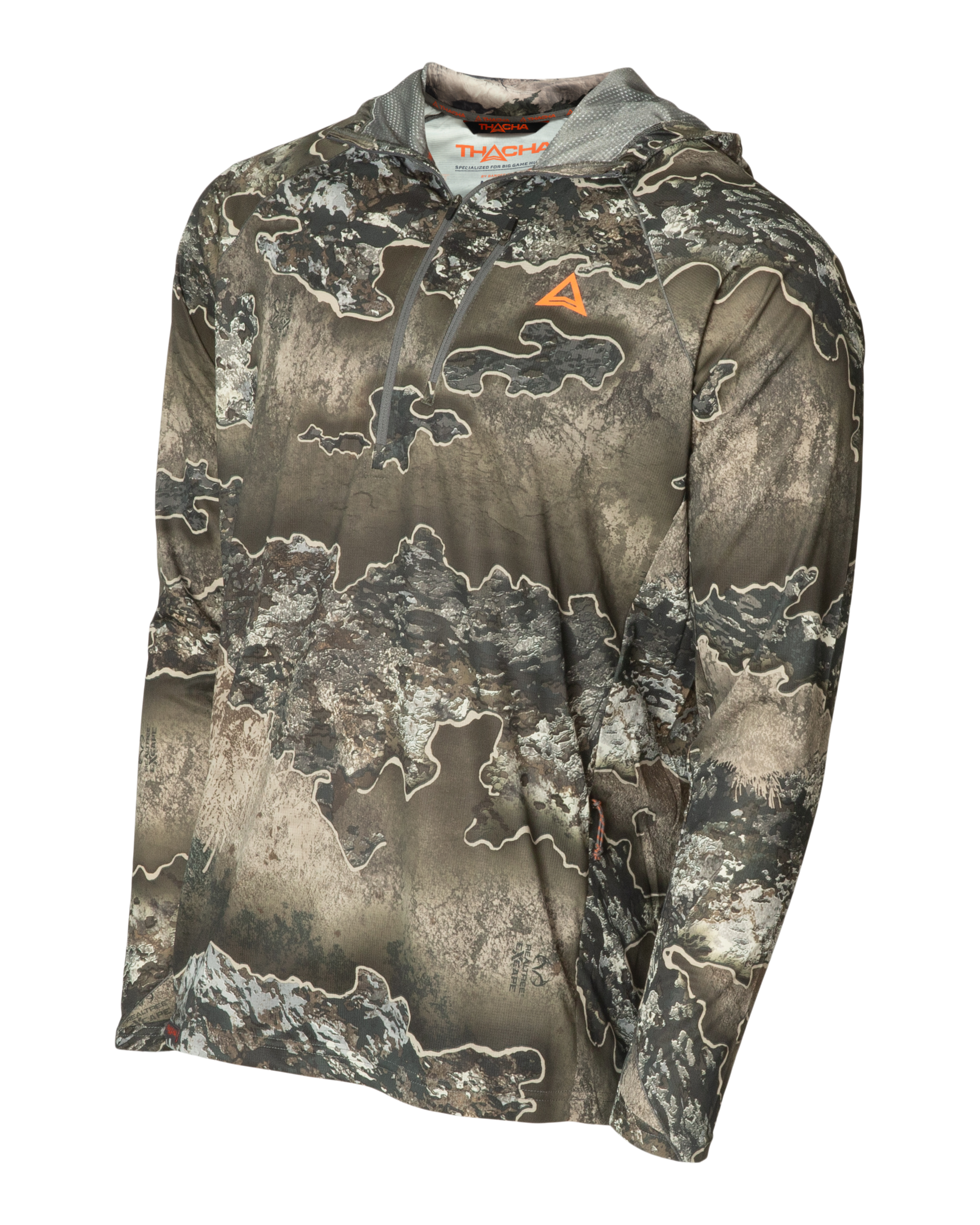 トップス DESCENDANT Belly Pullover Jacket Camo 4 Benelli Jacket Mens XL 1/4 Quarter Zip Max-5 Brown Camo