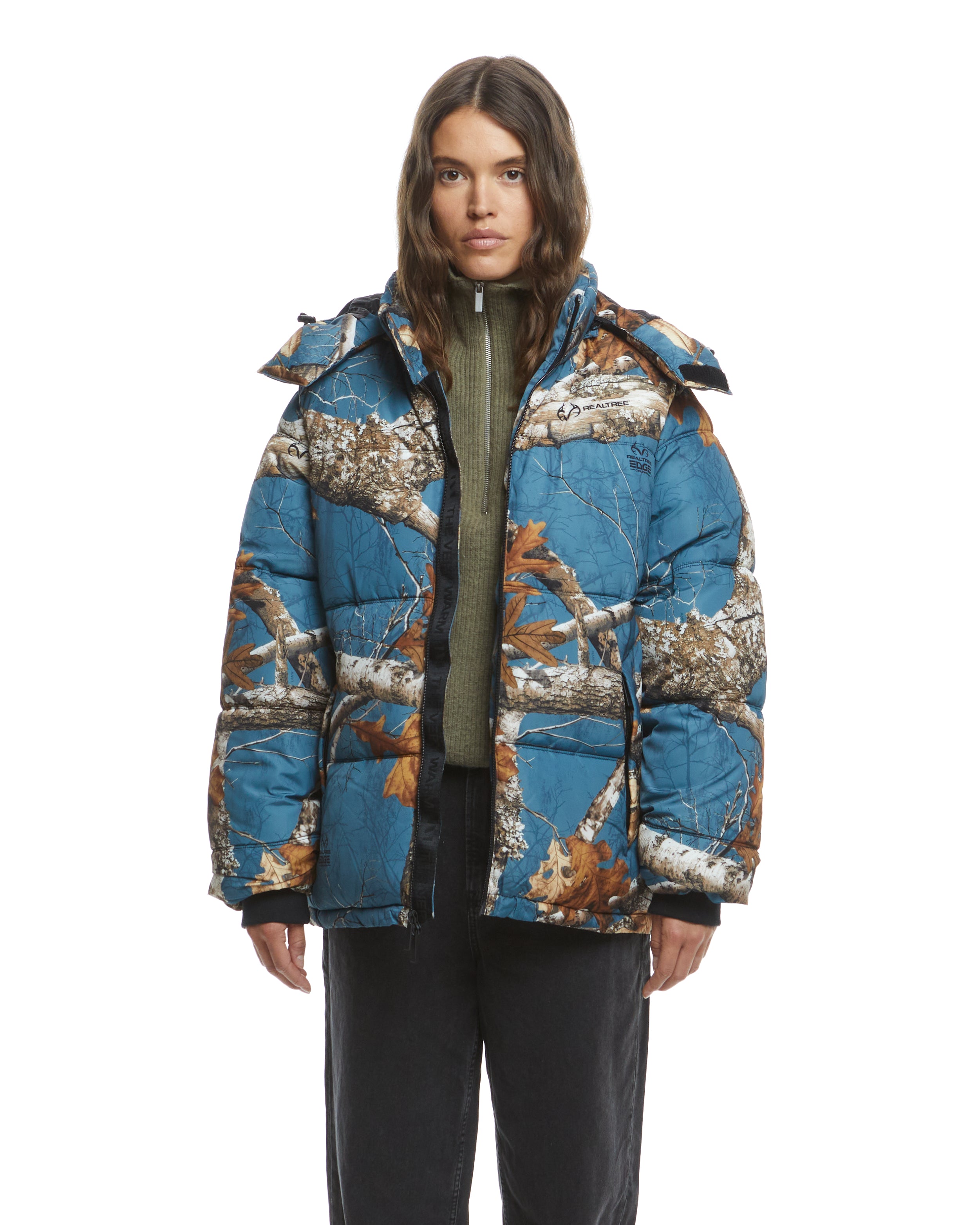 Camo puffer shop jacket h&m