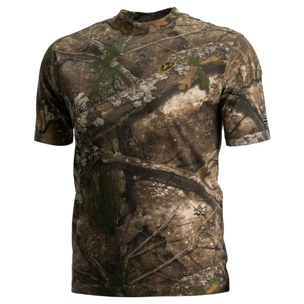 Blocker Outdoors Fused Cotton Short Sleeve Men's Realtree Shirt