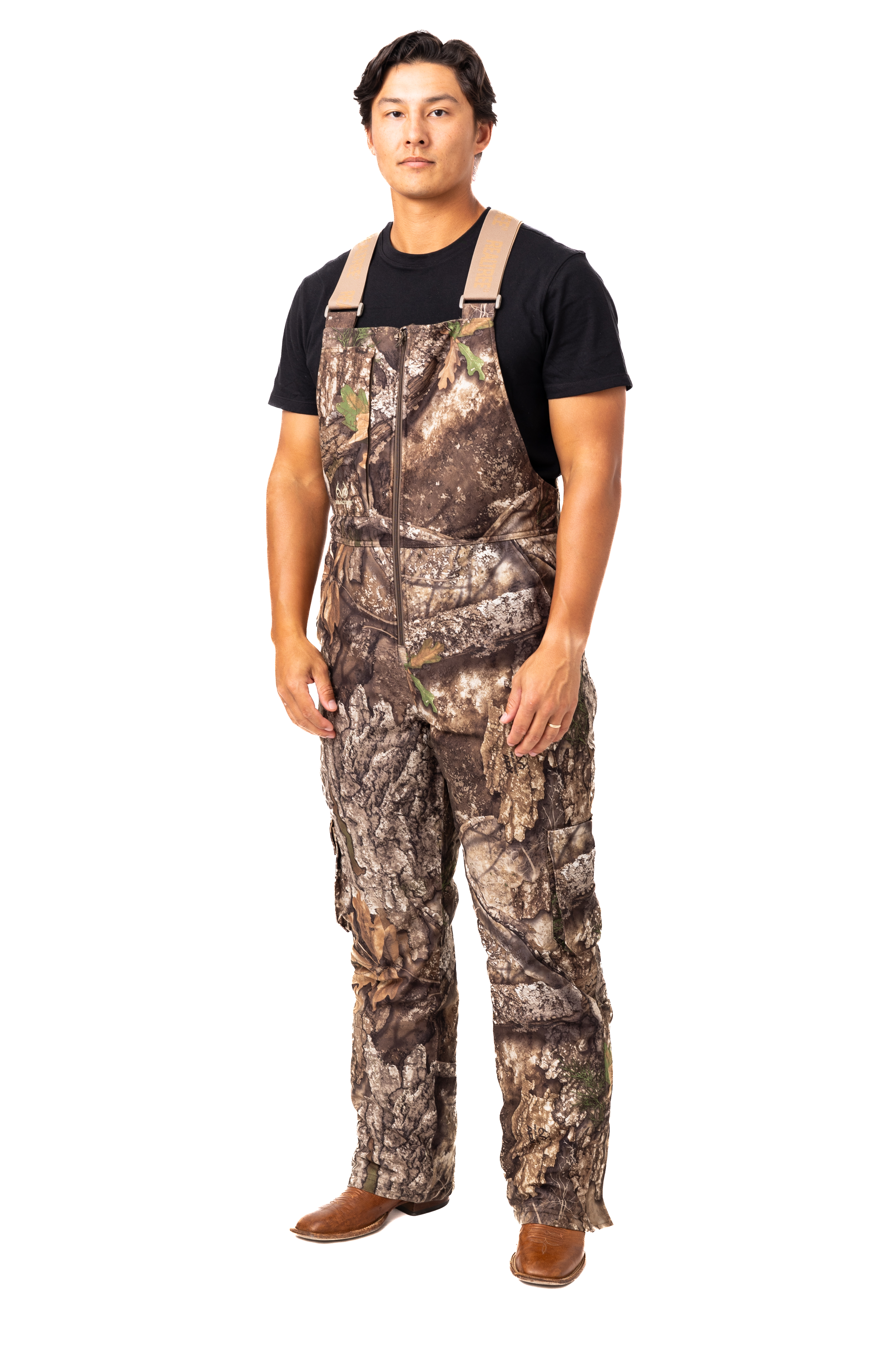 Realtree Men's Big Game Water Resistant Insulated Bibs | APX