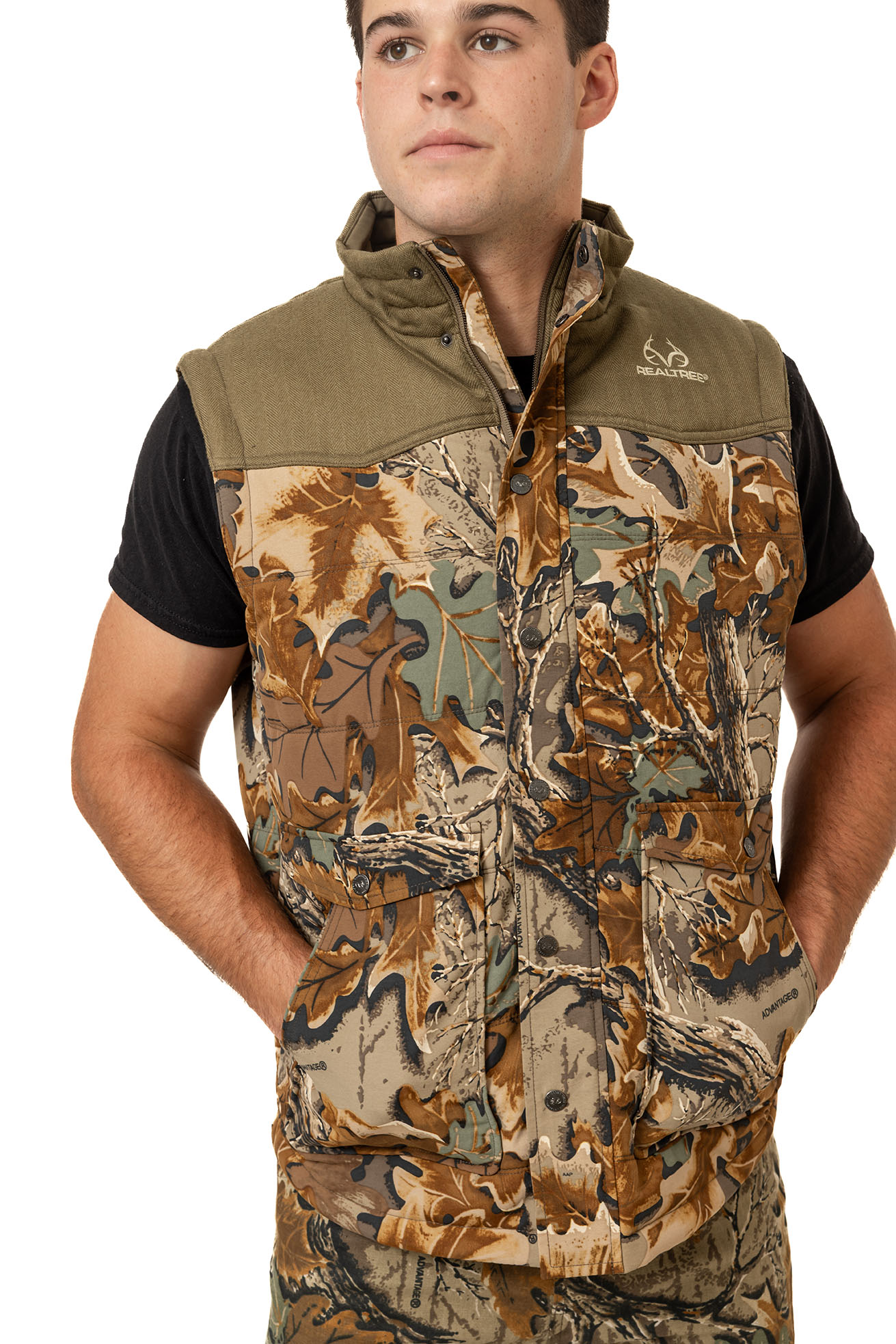 Realtree Men's Puffer Vest | Advantage Classic