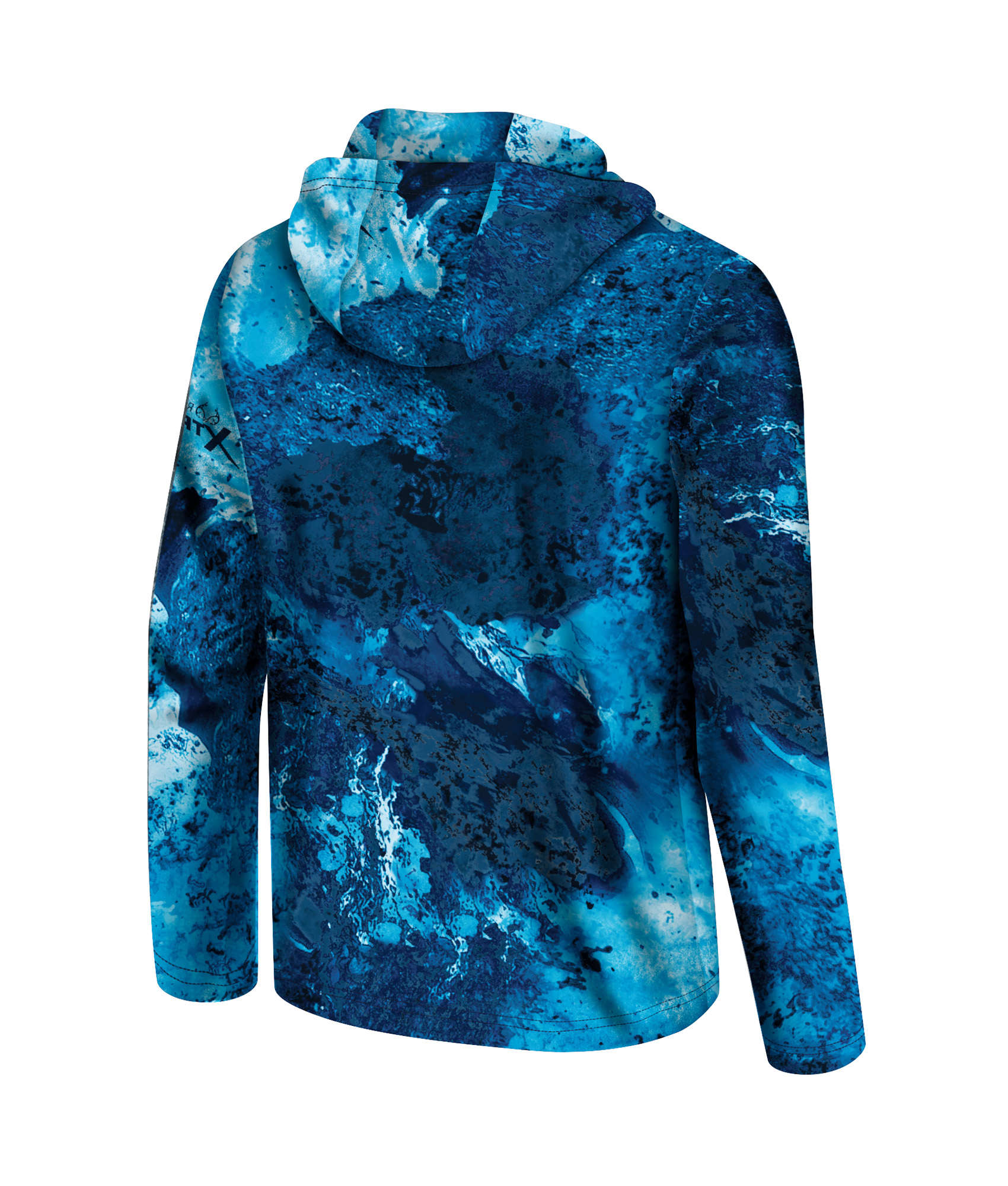 Realtree Roscoe Auburn Unisex Performance Hooded Sun Shirt