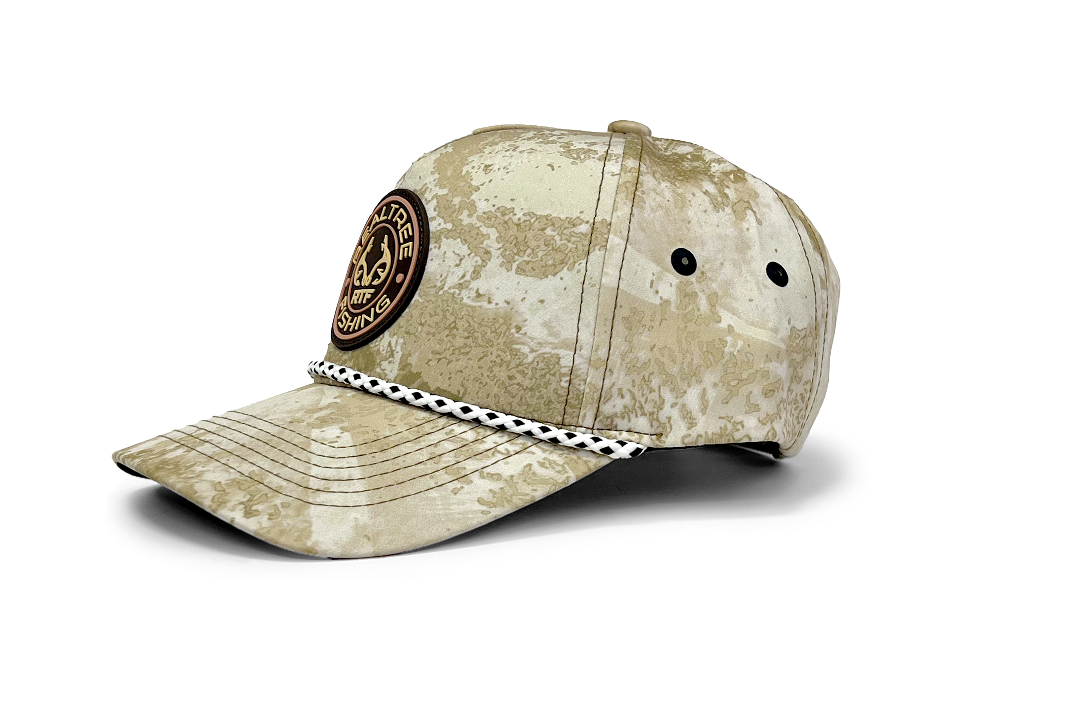 Realtree Fishing Patch Unisex Tan Rope Hat | XTREME Colors