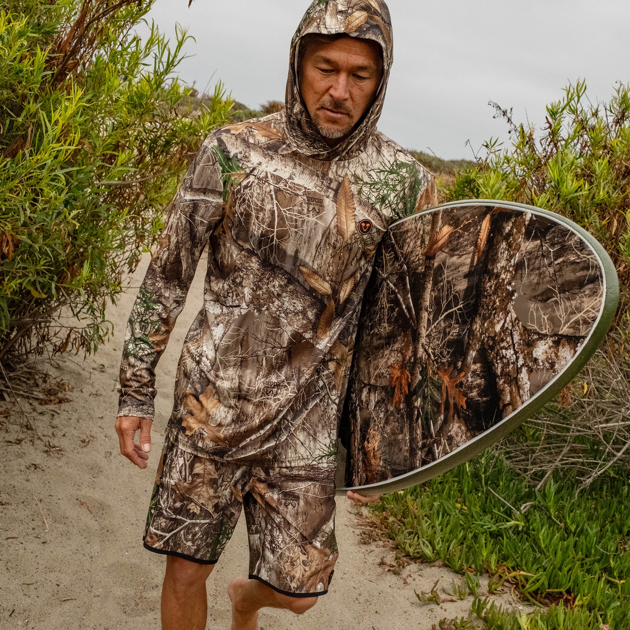 FCRB STAR HOOD CAMO PANEL セットアップ 小林ハードウェア 