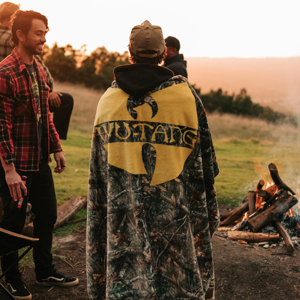 Slowtide x Wu-Tang Clan Plush Fleece Camo Throw Blanket | Realtree