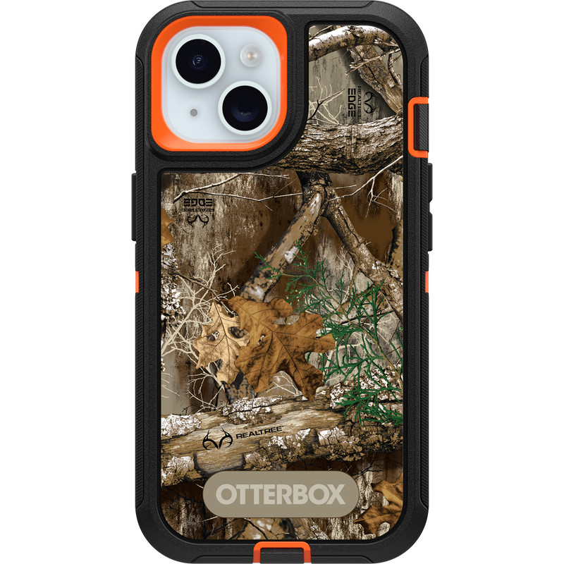 OtterBox - Defender Graphics Case for Apple iPhone 15 / iPhone 14 / iPhone 13 - Realtree Edge