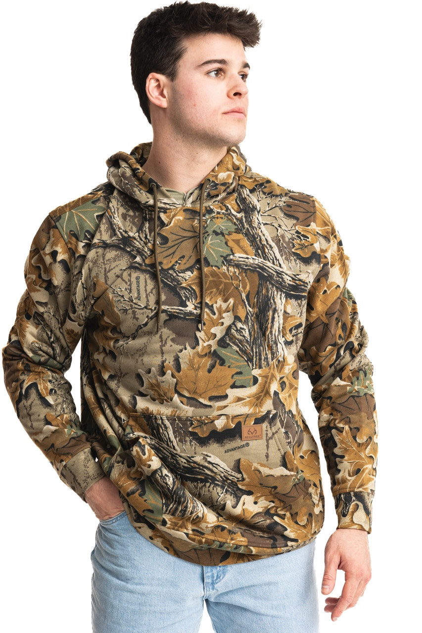 Men's Classic Cotton Poly Hoodie - Blank | Realtree Advantage Classic