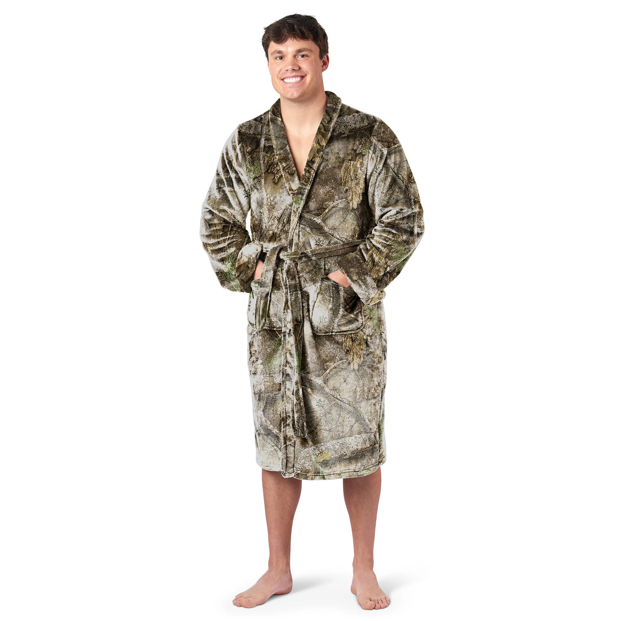 Northwest Men’s Silk Touch Camo Robe | Realtree APX - Realtree Camo