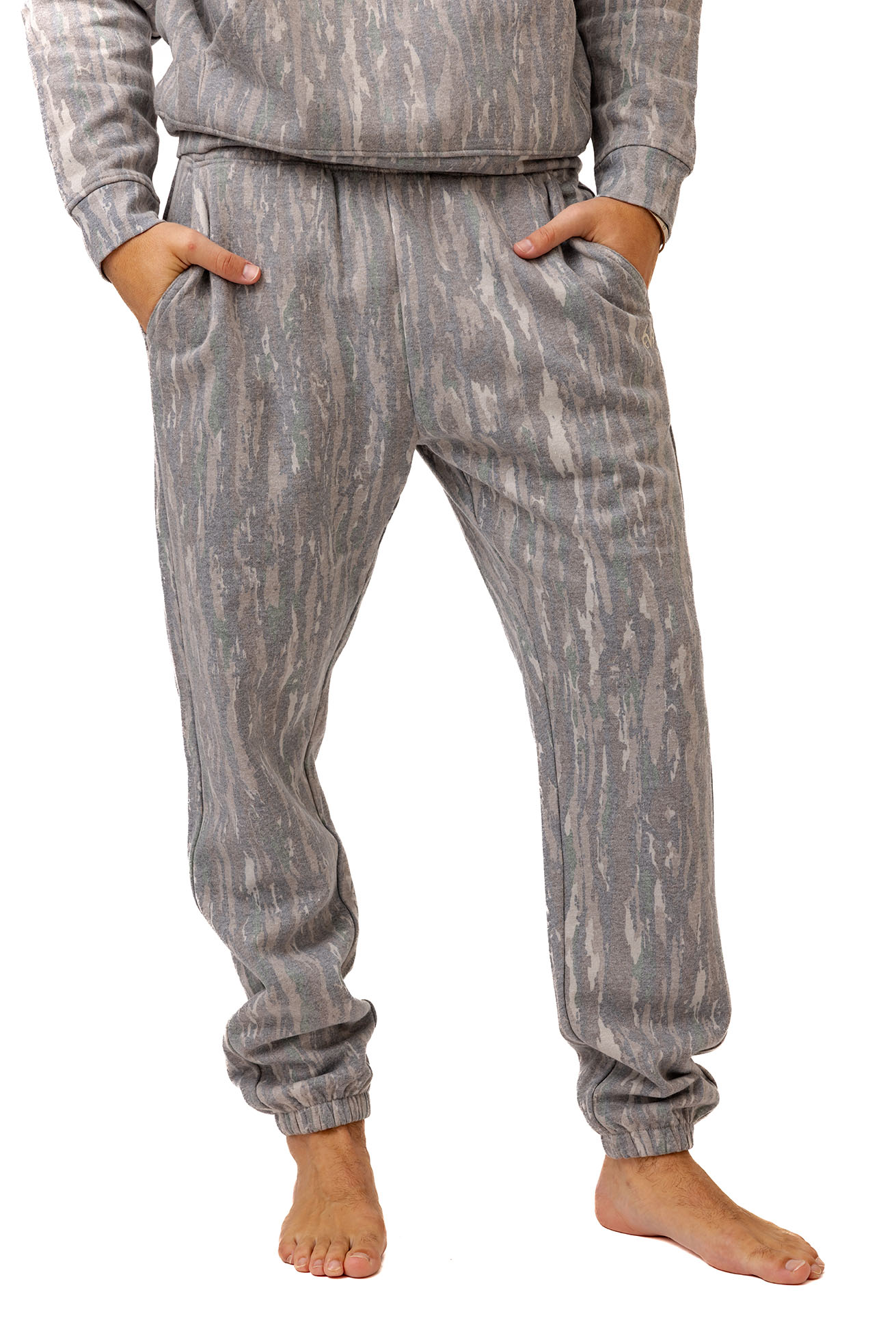 Men's Faded Poly Cotton Camo Sweatpants | Realtree Original