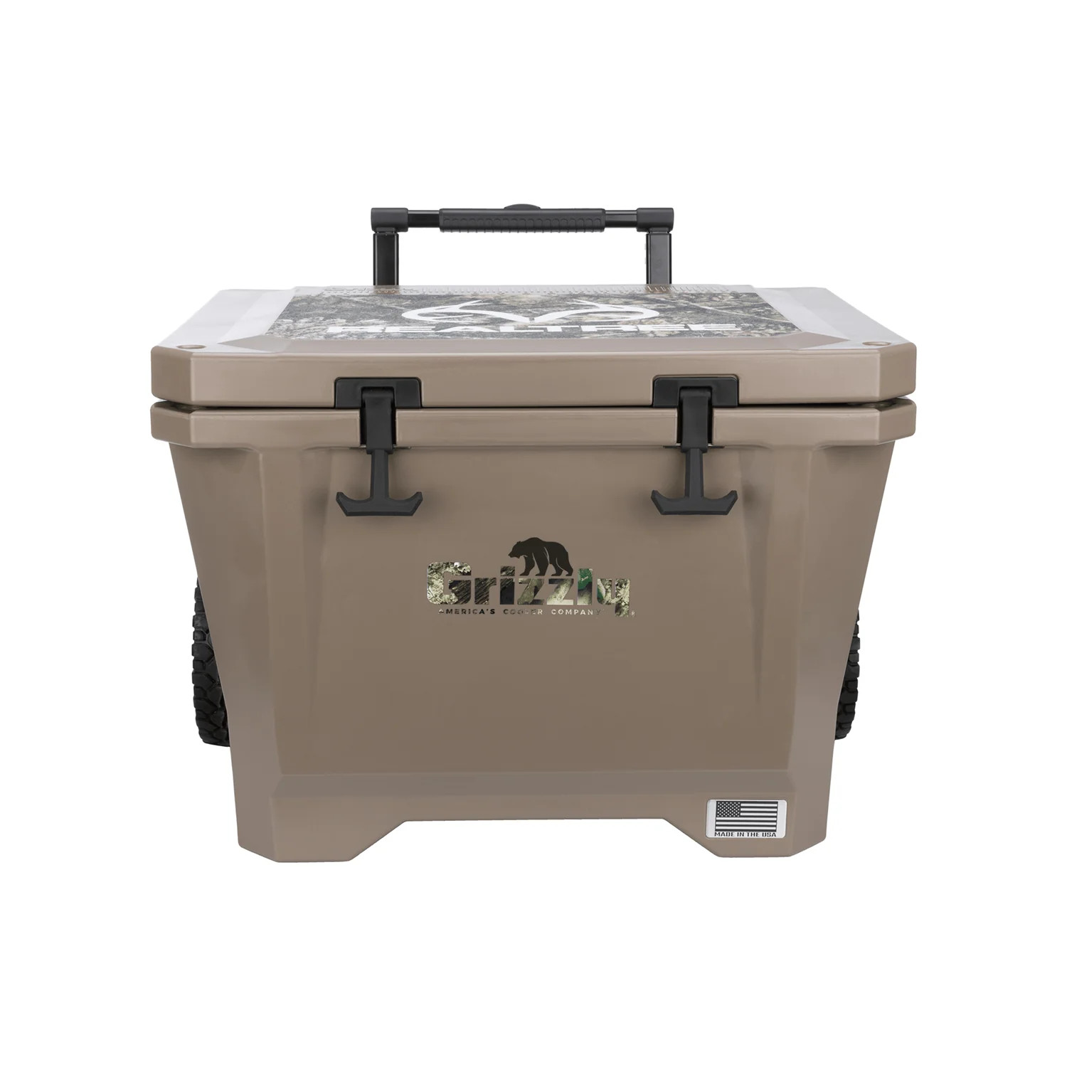 Grizzly Coolers 40 Qt Scout Rolling Cooler | Realtree Camo 