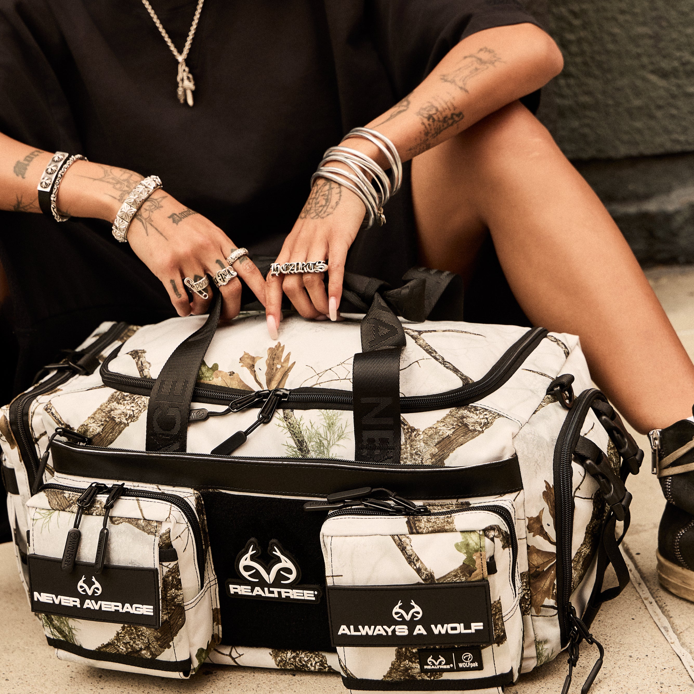 WOLFpak 30L Perfect Camo Duffle Bag | Realtree APX Snow - Realtree