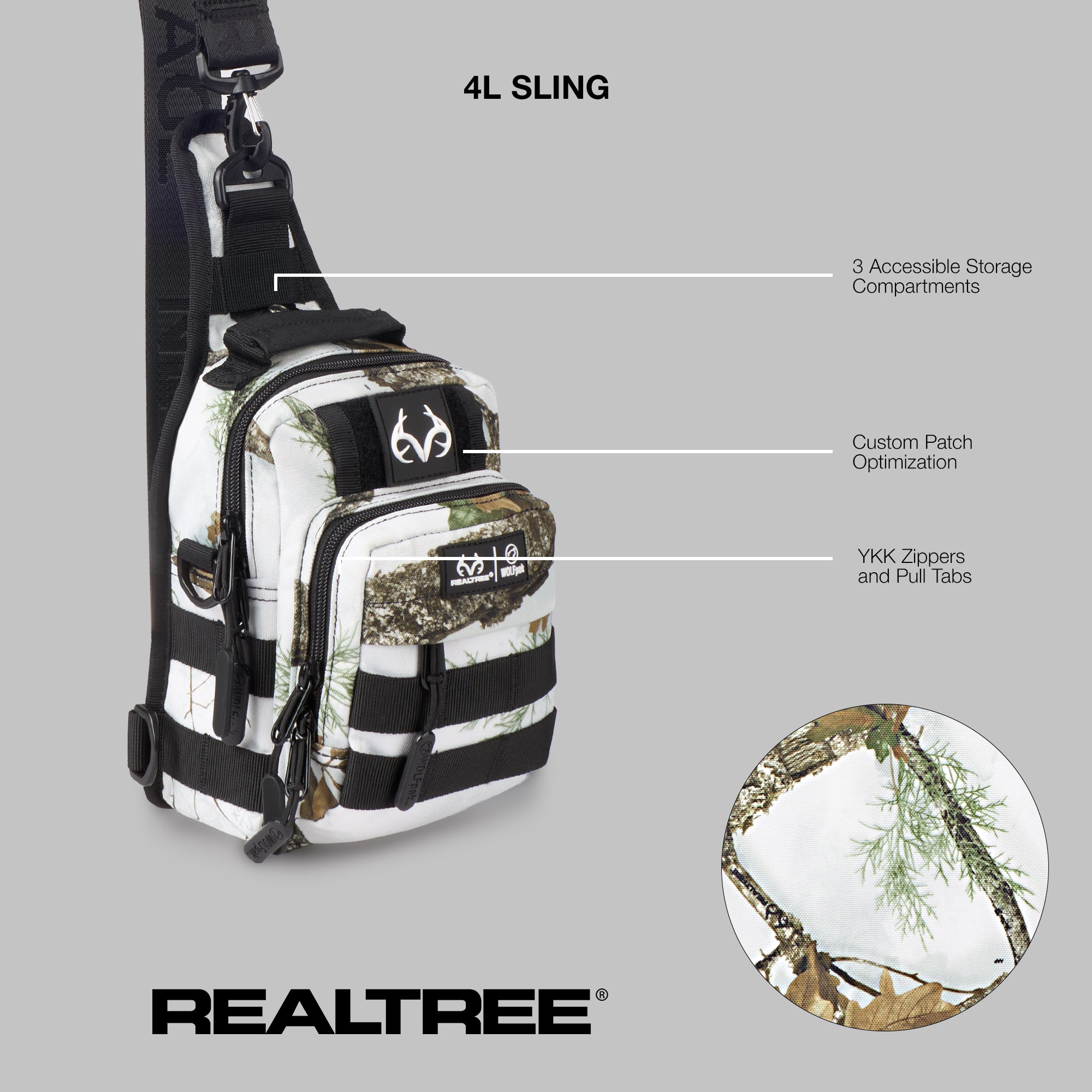 Tactical Sling Bag 4L Mini Crossbody Backpack with Multiple Pockets, FotoFuze_7419855_5_30_2025_20_  main image 2