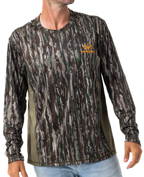 HUNTERS T-Shirt Mens big sizes XXL-8XL oak tree camo cotton fishing hunting  top.