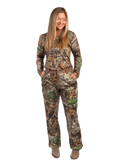 IKA Leggings w Fly Real Tree Camo - Huntway