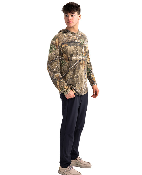 Promotional Customized TUF Realtree Men's Hunting Long Sleeve Camouflage T-Shirt