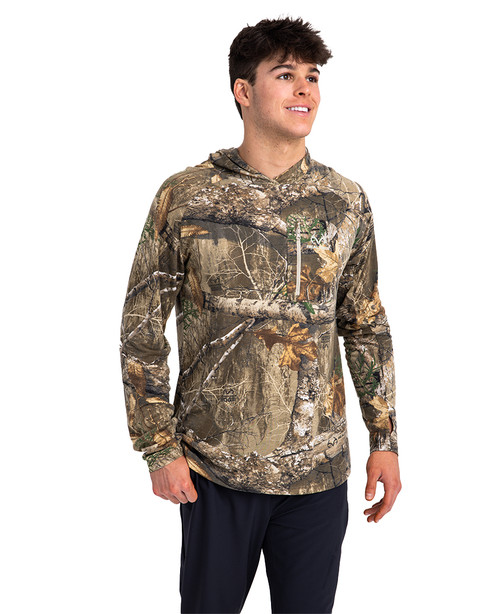 Realtree Long Sleeve Explorer 100% Cotton Camo T-Shirt with Pocket physical