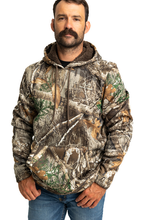 Men's High Pile Camo Hoodie | Realtree EDGE