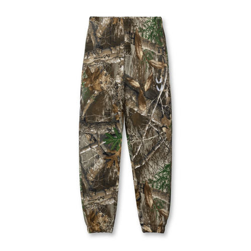 Promotional Customized TUF Realtree Men's Hunting Camouflage Fleece Cinched Sweatpants
