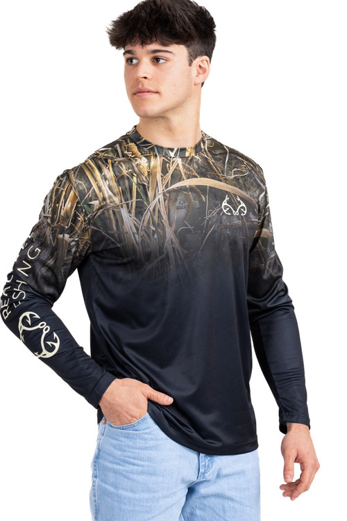 Staghorn Realtree Long Sleeve Button Down Fishing Shirt, Arcadia, XXL :  : Fashion