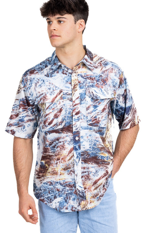 Realtree Fishing Charter Original Men's Short Sleeve Shirt | Aspect