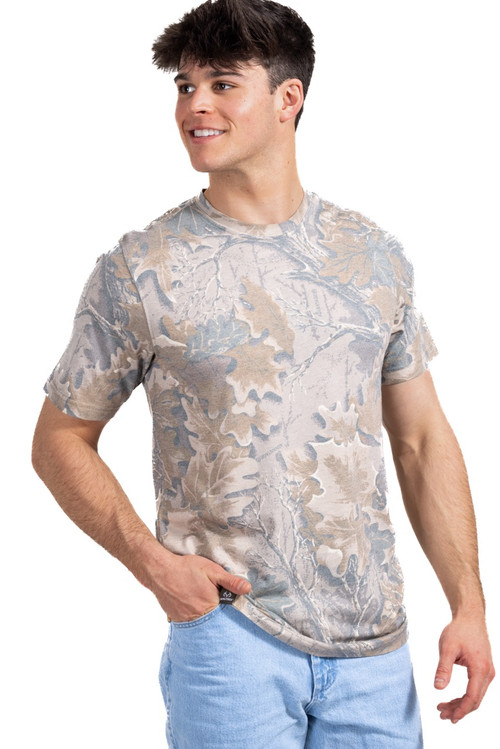 Realtree Tri Blend Short Sleeve Men's Crew Neck Shirt | Advantage Realtree Tri Blend Short Sleeve Men's Crew Neck Shirt | Advantage
