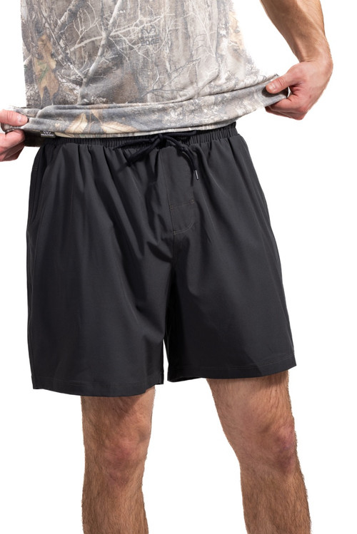 Realtree Men's Black Lined Short | Xtreme Colors, Size: Small