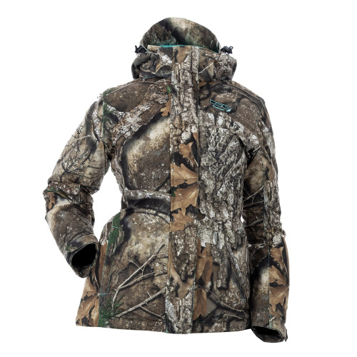 Veste De Chasse Camouflage Realtree Femme - Taille L, à Capuche, Contrôle Des Odeurs, Occasion
