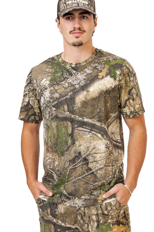 Realtree Men's Short Sleeve Cotton Shirt | APX