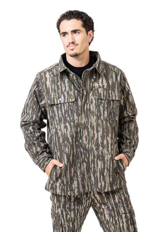 ジャケット・アウター 9090 Washed Track Jacket Real Tree L Signature Track Jacket - Green