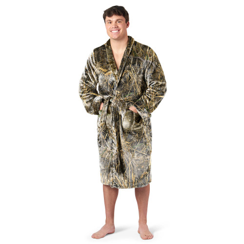 Northwest Men’s Silk Touch Camo Robe | Realtree MAX-7 - Realtree Camo