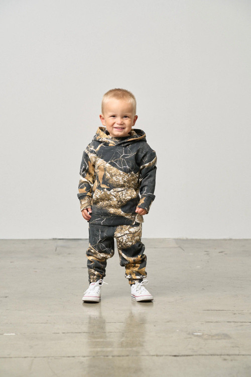 King's Camo Kids Classic Hunting Hoodie - Cotton/Poly Blend Camouflage Pullover For Boys & Girls