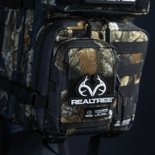 WOLFpak Tactical EDC Black Camo Pouch Attachment Bag | Realtree