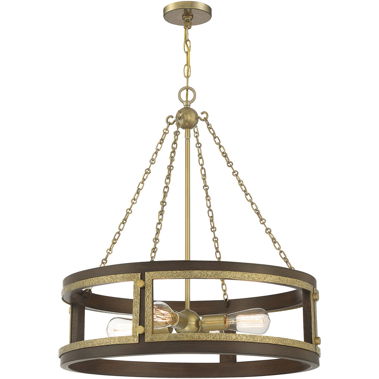 Beacon 4-Light Pendant in Burnished Brass (1-181-4-171