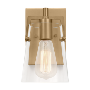 Visual Comfort Studio Drew & Jonathan Porteau Transitional Medium Sconce in  Satin Brass DJW1011SB