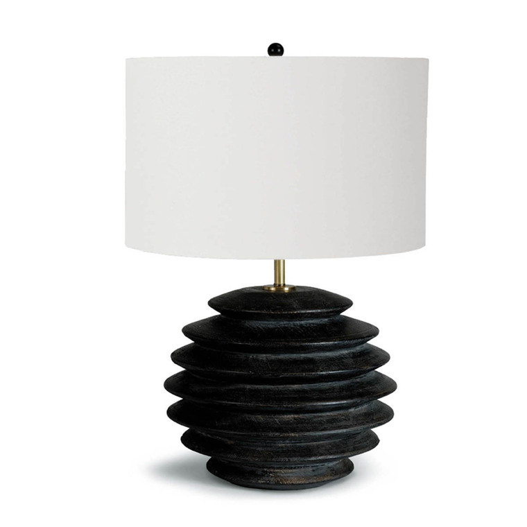 Coastal Living Accordion Table Lamp Round (Ebony) 13-1209EB