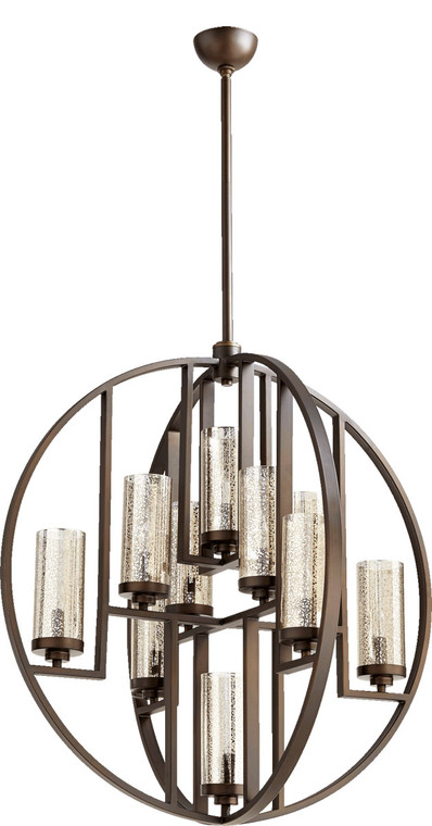 Quorum Julian Chandelier in Oiled Bronze 603-10-86