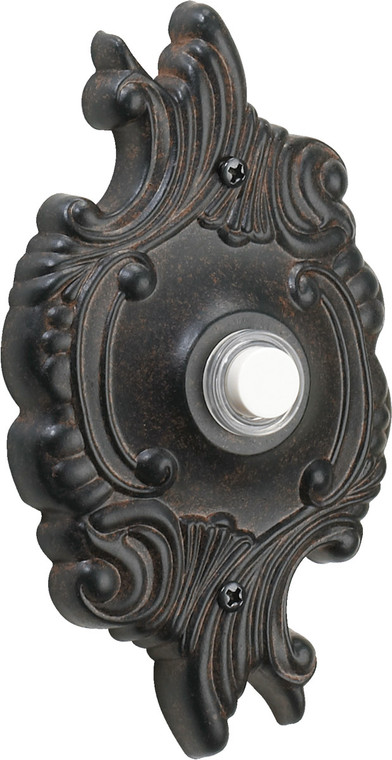 Quorum Door Chime Button in Toasted Sienna 7-309-44