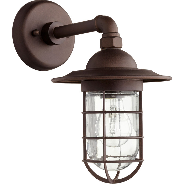 Quorum Bowery Wall Mount in Oiled Bronze 7082-86