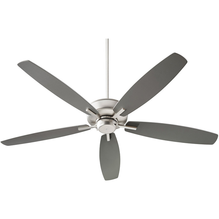 Quorum Breeze 60" Ceiling Fan in Satin Nickel 7060-65