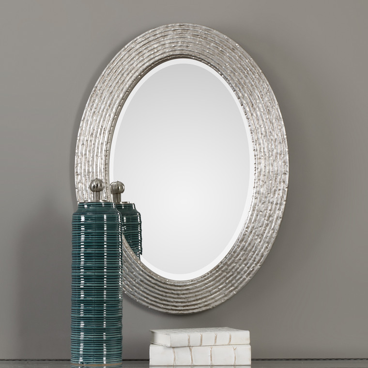 Uttermost Conder Oval Silver Mirror 09356