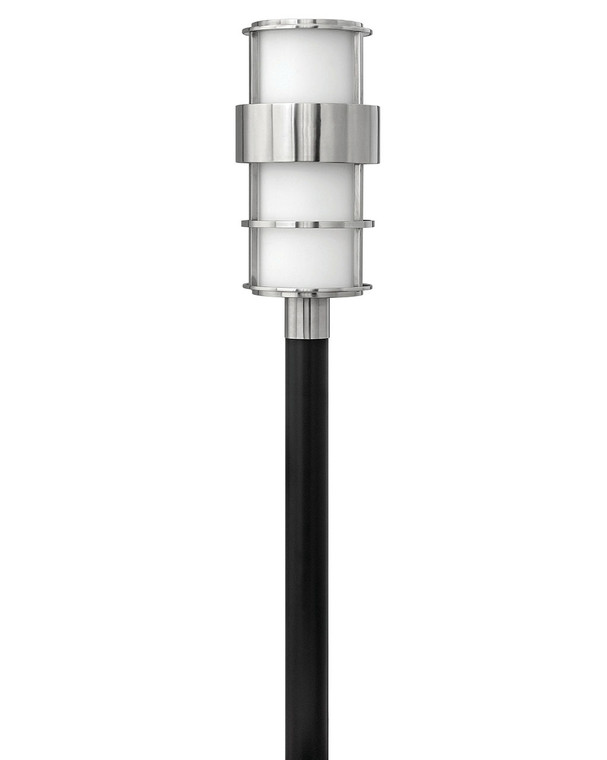 Hinkley Lighting Saturn Large Post Top or Pier Mount Lantern 12v Stainless Steel Low Voltage 12V LED Bulb(s) Included 1901SS-LV