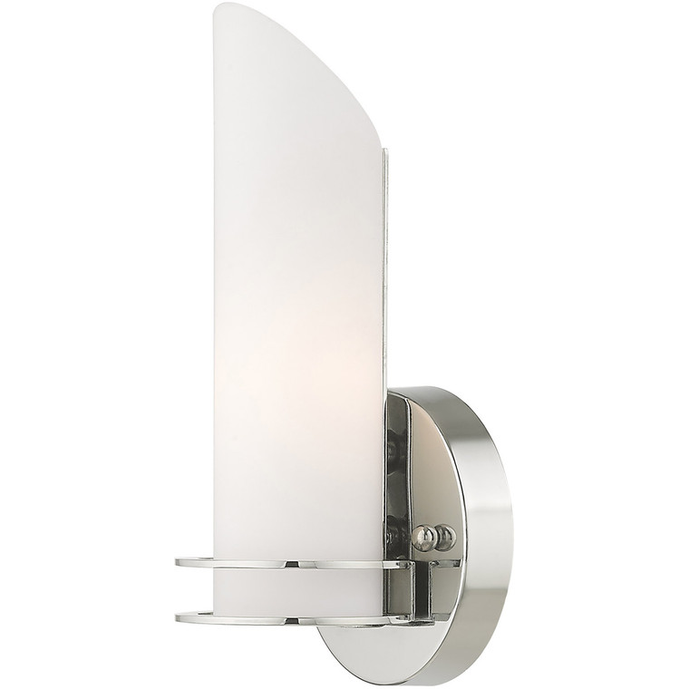 Livex Lighting Pelham Collection 1 Light CH Bath Light/Wall Sconce in Polished Chrome 1902-05
