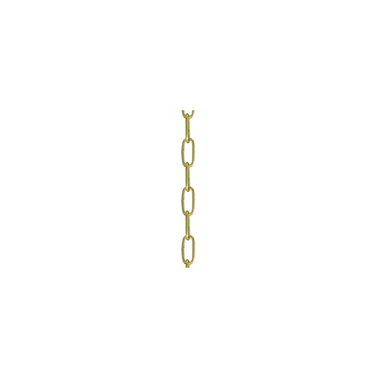 Livex Lighting Accessories Collection Polished Brass Standard Decorative Chain in Polished Brass 56136-02