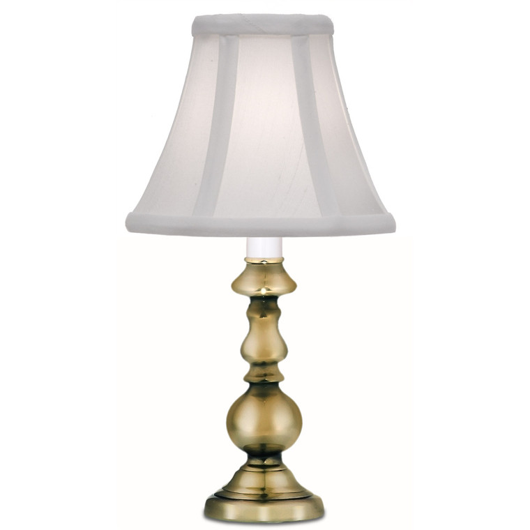 Stiffel Candle Lamp in Burnished Brass CL-A648-BB