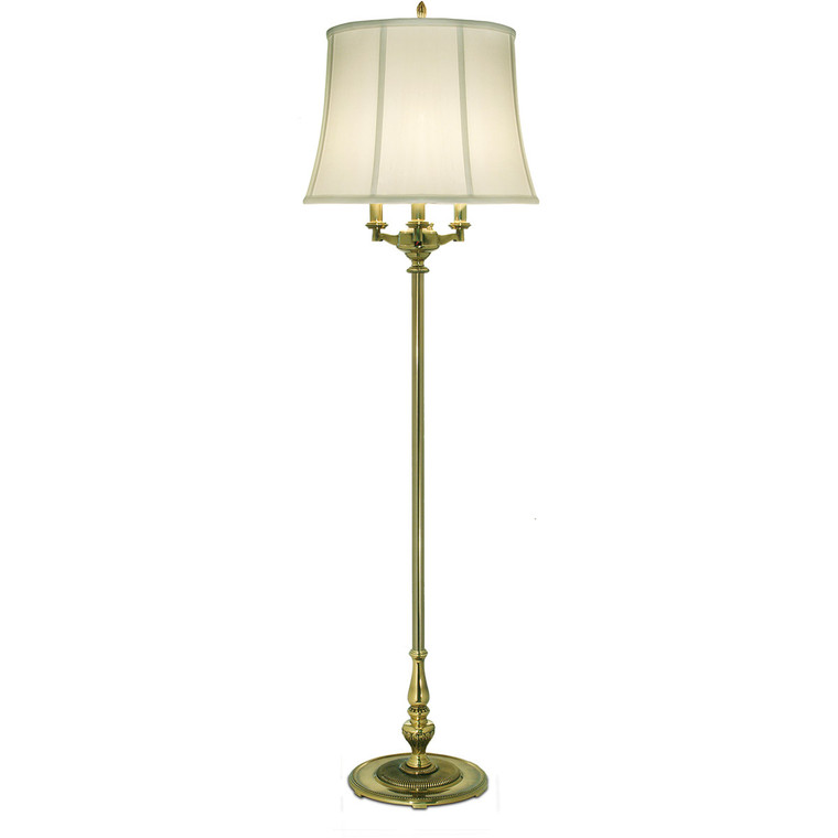 Stiffel Floor Lamp in Burnished Brass FL-A2034-A672-BB